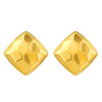 1 Paar Einfacher Stil Klassischer Stil Wassertropfen Titan Stahl 18 Karat Vergoldet Ohrstecker sku image 10