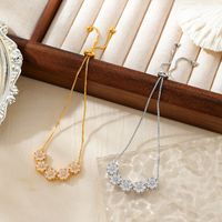 Copper 18K Gold Plated Elegant Wedding Plating Inlay Splicing Zircon Bracelets sku image 3