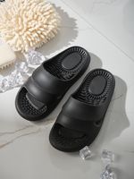 Unisex Casual Solid Color Round Toe Home Slippers sku image 1
