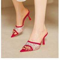 Women's Casual Elegant Solid Color Point Toe High Heel Sandals main image 4
