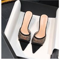 Women's Casual Elegant Solid Color Point Toe High Heel Sandals sku image 1