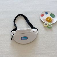 Kid'S Canvas Solid Color Basic Square Zipper Fanny Pack sku image 2