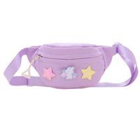 Filles Nylon Animal Star Mignon Carré Fermeture Éclair Sac Banane main image 5