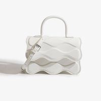 Women's Small PVC Solid Color Classic Style Flip Cover Handbag main image 1
