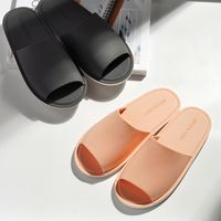 Unisex Casual Solid Color Round Toe Home Slippers main image 3