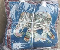Women's Large Canvas Animal Cartoon Vacation Ethnic Style Zipper Tote Bag sku image 20