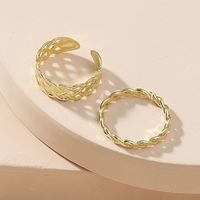 Elegant Solid Color Alloy Plating Hollow Out Gold Plated Silver Plated Women's Foot Ring main image 5