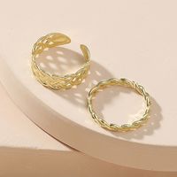 Elegant Solid Color Alloy Plating Hollow Out Gold Plated Silver Plated Women's Foot Ring main image 8