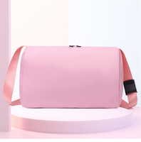 Unisex Nylon Solid Color Basic Square Zipper Shoulder Bag main image 5