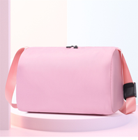 Unisex Nylon Solid Color Basic Square Zipper Shoulder Bag main image 4