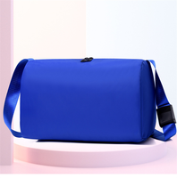 Unisex Nylon Solid Color Basic Square Zipper Shoulder Bag main image 3