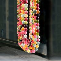 Einfacher Stil Bunt Perlen Versilbert Halsband In Masse main image 5