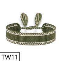 Simple Style Solid Color Polyester Tassel Braid Women's Bracelets sku image 17