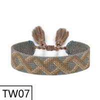 Simple Style Solid Color Polyester Tassel Braid Women's Bracelets sku image 13