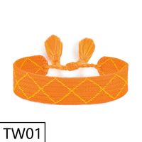 Simple Style Solid Color Polyester Tassel Braid Women's Bracelets sku image 7