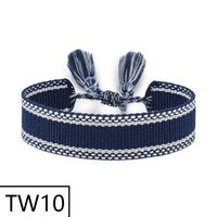 Simple Style Solid Color Polyester Tassel Braid Women's Bracelets sku image 16