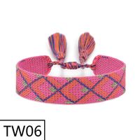 Simple Style Solid Color Polyester Tassel Braid Women's Bracelets sku image 12