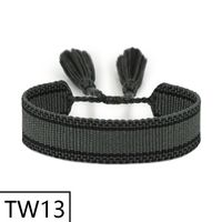 Simple Style Solid Color Polyester Tassel Braid Women's Bracelets sku image 19