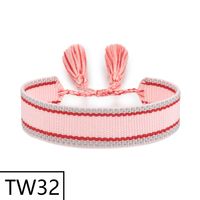 Simple Style Solid Color Polyester Tassel Braid Women's Bracelets sku image 38