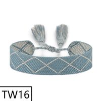 Simple Style Solid Color Polyester Tassel Braid Women's Bracelets sku image 22