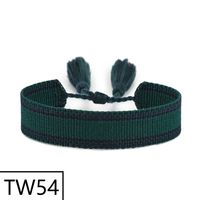 Simple Style Solid Color Polyester Tassel Braid Women's Bracelets sku image 54
