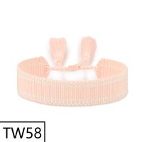 Simple Style Solid Color Polyester Tassel Braid Women's Bracelets sku image 58