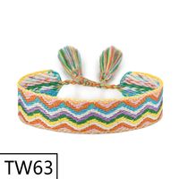 Simple Style Solid Color Polyester Tassel Braid Women's Bracelets sku image 62