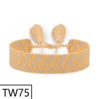 Simple Style Solid Color Polyester Tassel Braid Women's Bracelets sku image 74