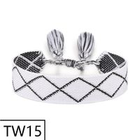 Simple Style Solid Color Polyester Tassel Braid Women's Bracelets sku image 21