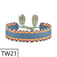 Simple Style Solid Color Polyester Tassel Braid Women's Bracelets sku image 27