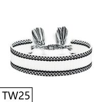 Simple Style Solid Color Polyester Tassel Braid Women's Bracelets sku image 31