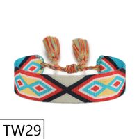 Simple Style Solid Color Polyester Tassel Braid Women's Bracelets sku image 35
