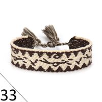Simple Style Solid Color Polyester Tassel Braid Women's Bracelets sku image 39
