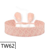 Simple Style Solid Color Polyester Tassel Braid Women's Bracelets sku image 61