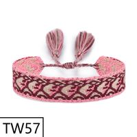 Simple Style Solid Color Polyester Tassel Braid Women's Bracelets sku image 57