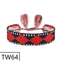 Simple Style Solid Color Polyester Tassel Braid Women's Bracelets sku image 63