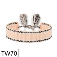 Simple Style Solid Color Polyester Tassel Braid Women's Bracelets sku image 69