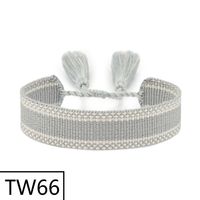 Simple Style Solid Color Polyester Tassel Braid Women's Bracelets sku image 65