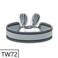 Simple Style Solid Color Polyester Tassel Braid Women's Bracelets sku image 71
