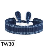Simple Style Solid Color Polyester Tassel Braid Women's Bracelets sku image 36