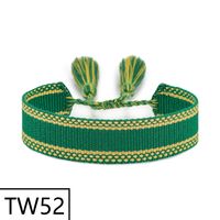 Simple Style Solid Color Polyester Tassel Braid Women's Bracelets sku image 52