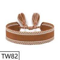 Simple Style Solid Color Polyester Tassel Braid Women's Bracelets sku image 81