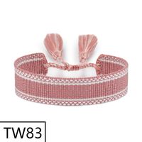 Simple Style Solid Color Polyester Tassel Braid Women's Bracelets sku image 82
