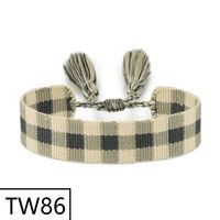 Simple Style Solid Color Polyester Tassel Braid Women's Bracelets sku image 85