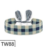 Simple Style Solid Color Polyester Tassel Braid Women's Bracelets sku image 87