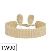 Simple Style Solid Color Polyester Tassel Braid Women's Bracelets sku image 89