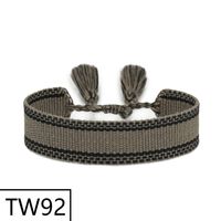 Simple Style Solid Color Polyester Tassel Braid Women's Bracelets sku image 91