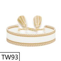 Simple Style Solid Color Polyester Tassel Braid Women's Bracelets sku image 92