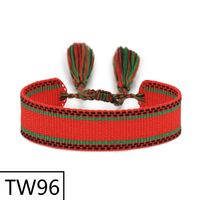 Simple Style Solid Color Polyester Tassel Braid Women's Bracelets sku image 95
