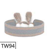 Simple Style Solid Color Polyester Tassel Braid Women's Bracelets sku image 93